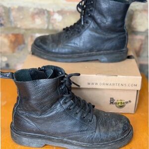 Dr. Martens Black Leather Women's Boots